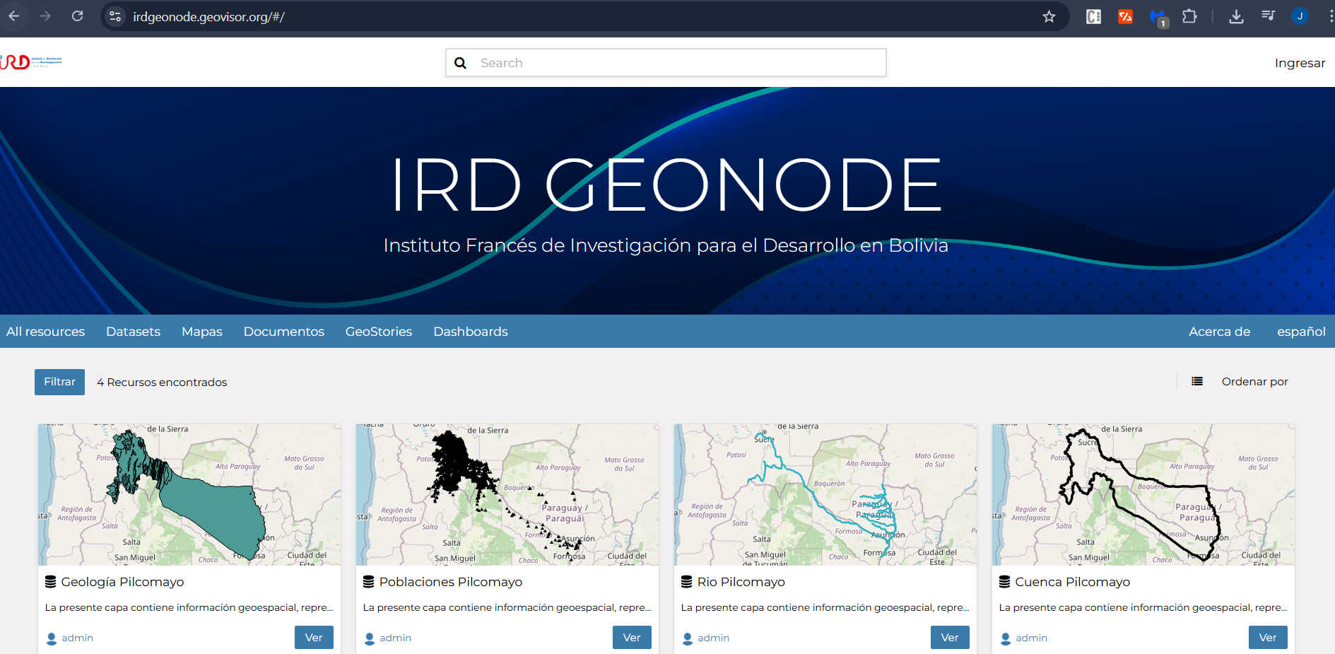 Introducción a GeoNode: Gestión y Publicación de Datos Espaciales