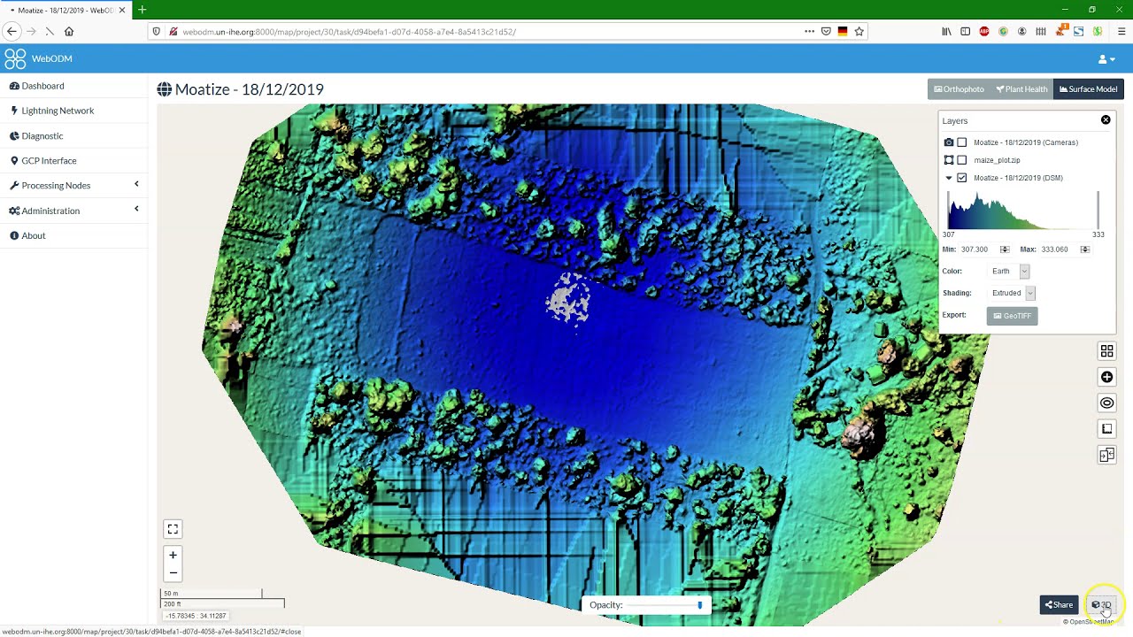 Fotogrametría Profesional con WebODM: De las Imágenes al Mapa 3D.